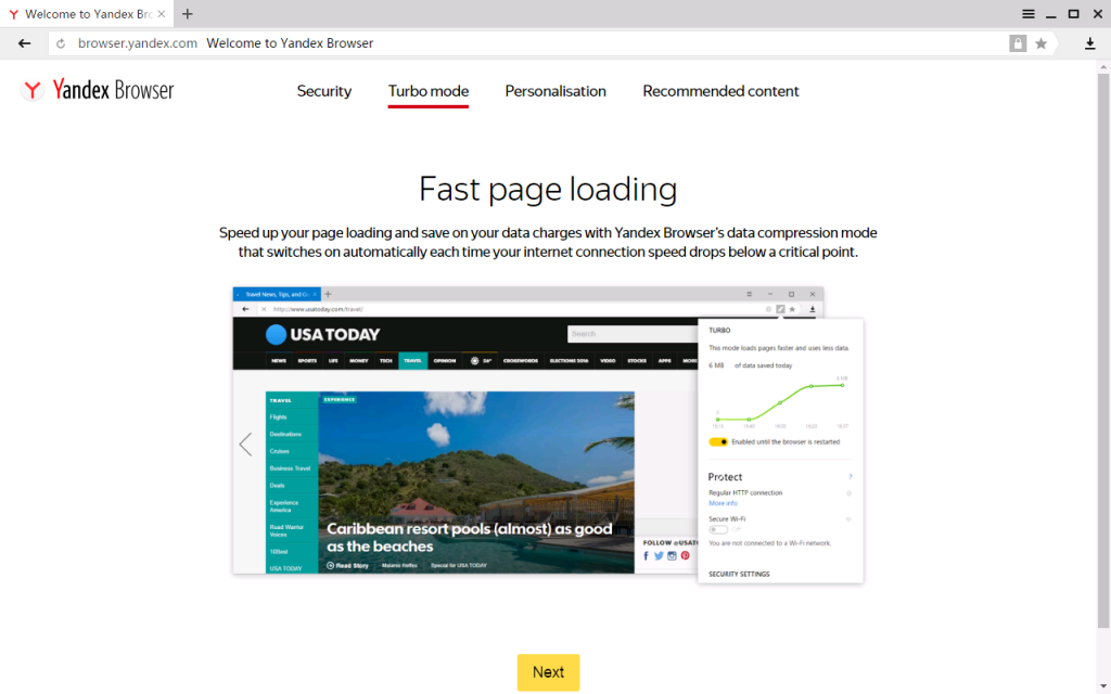 fast page loading