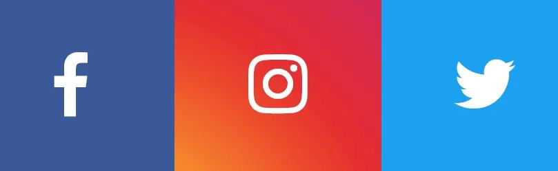 Facebook、Instagram、Twitter三剑客