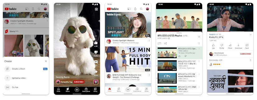 YouTube APP宣传图