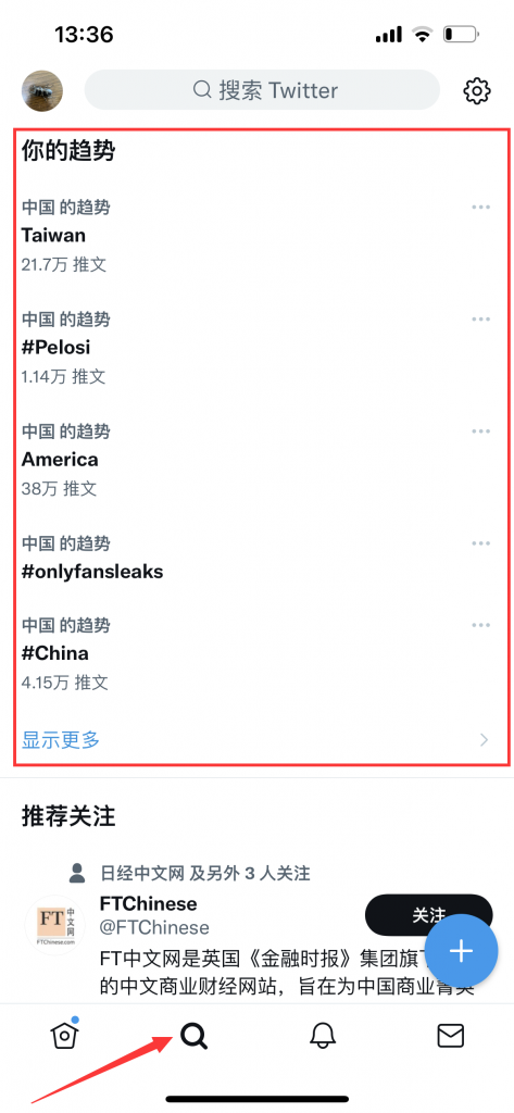 您的趋势